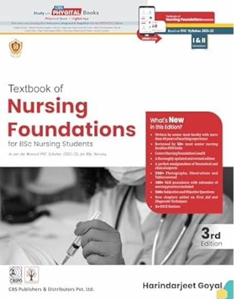 Textbook of Nursing  Foundations for Bsc Nursing Student (3rd Edition)